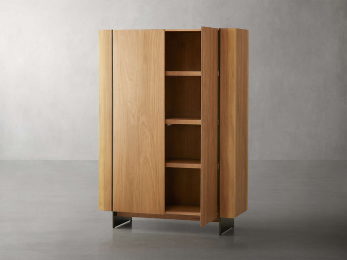 Mihaela Oak Cabinet 50"