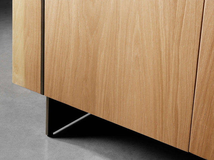 Mihaela Oak Cabinet 50"