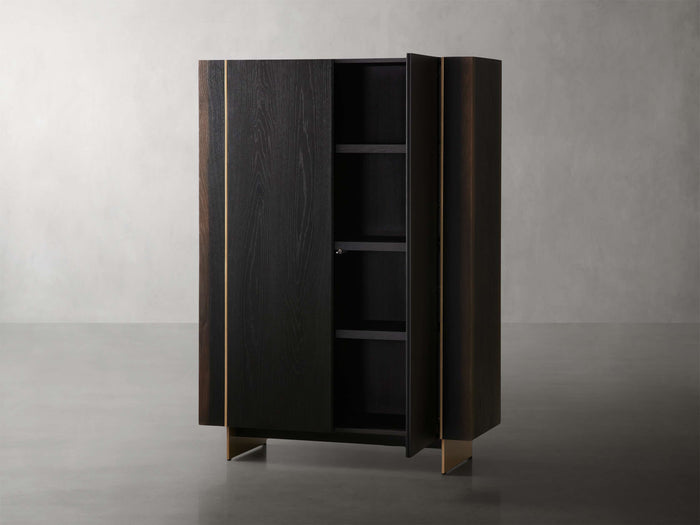 Mihaela Oak Cabinet 50"