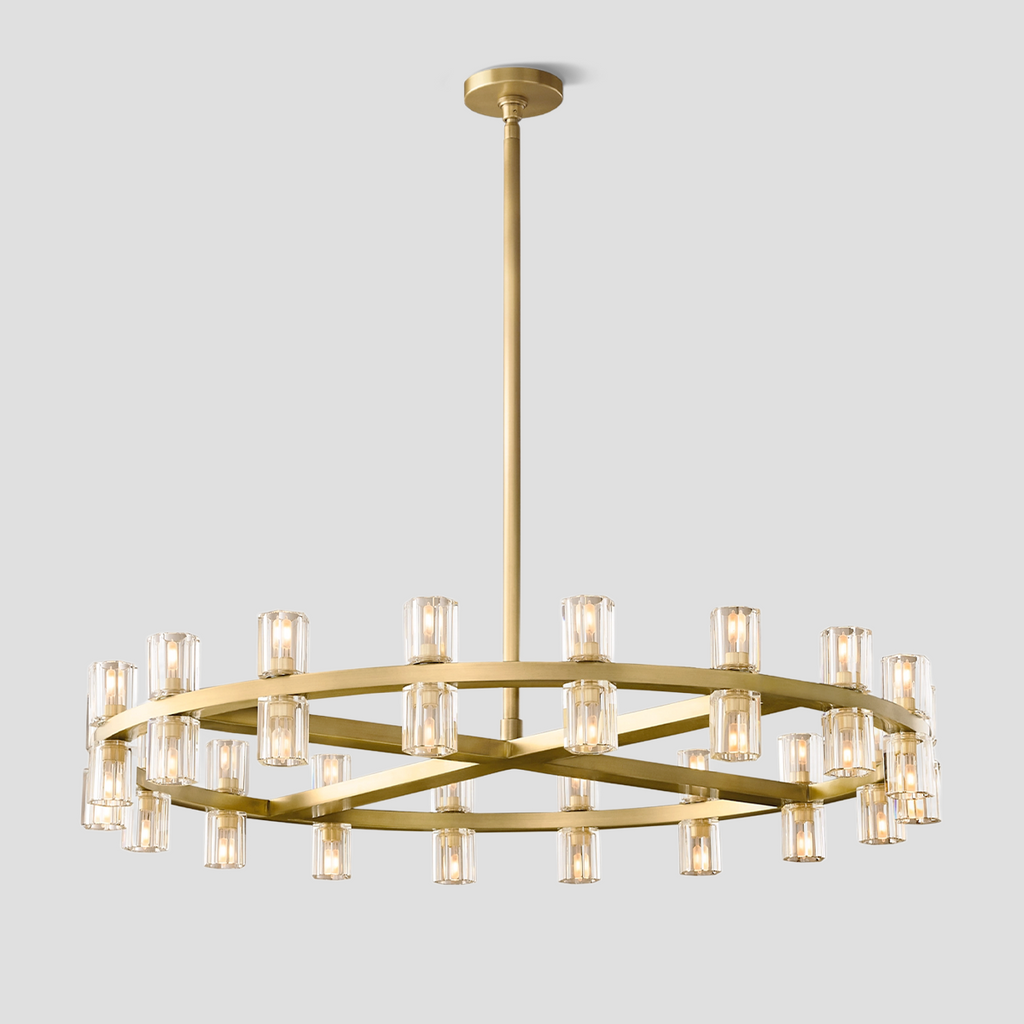 Arcachon Crystal Round Chandelier 42"（customized size）