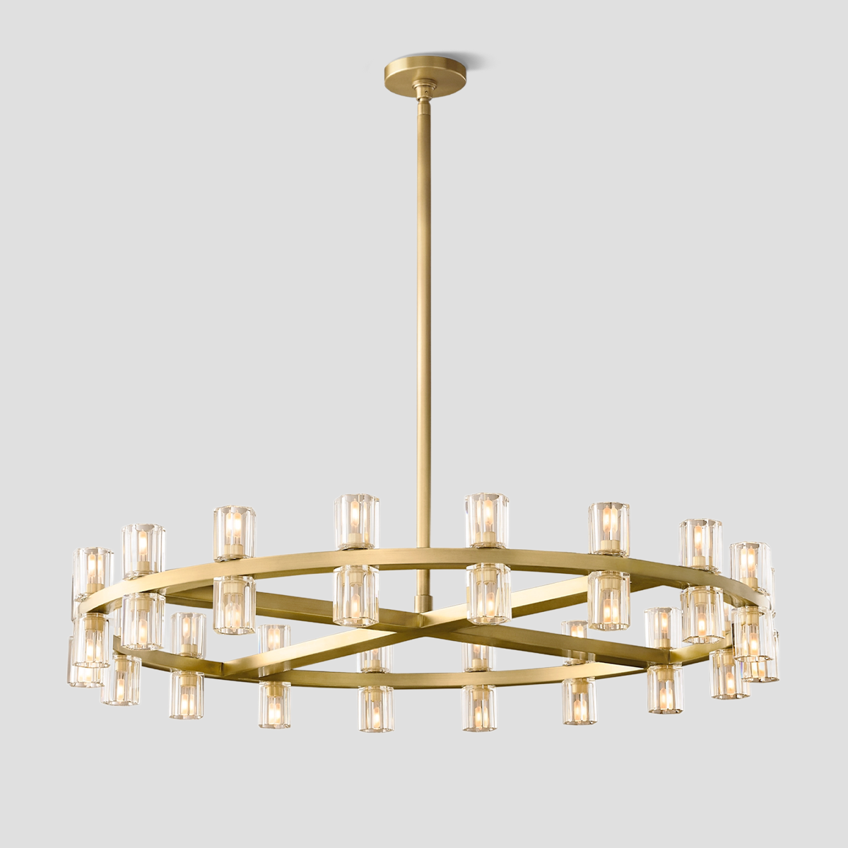 Arcachon Crystal Round Chandelier 42"（customized size）