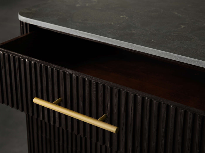 Finnley Eight-Drawer Marble Top Finish Dresser