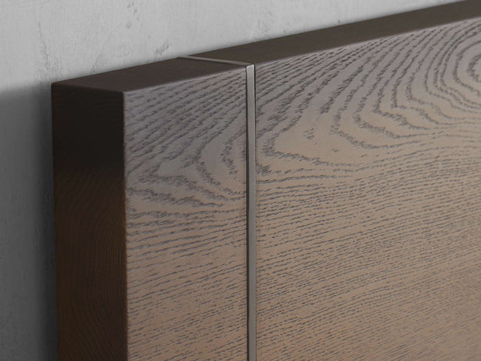 Mihaela Oak Bed in Chestnut 61.5"