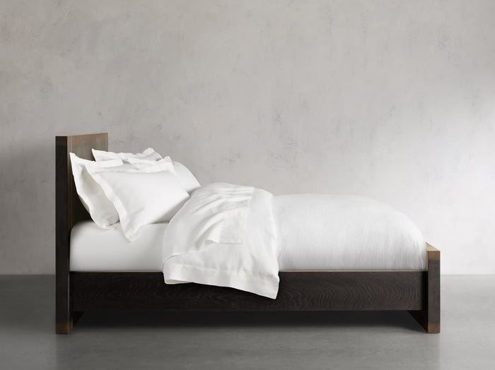 Mihaela Oak Bed 61.5" 77.5"