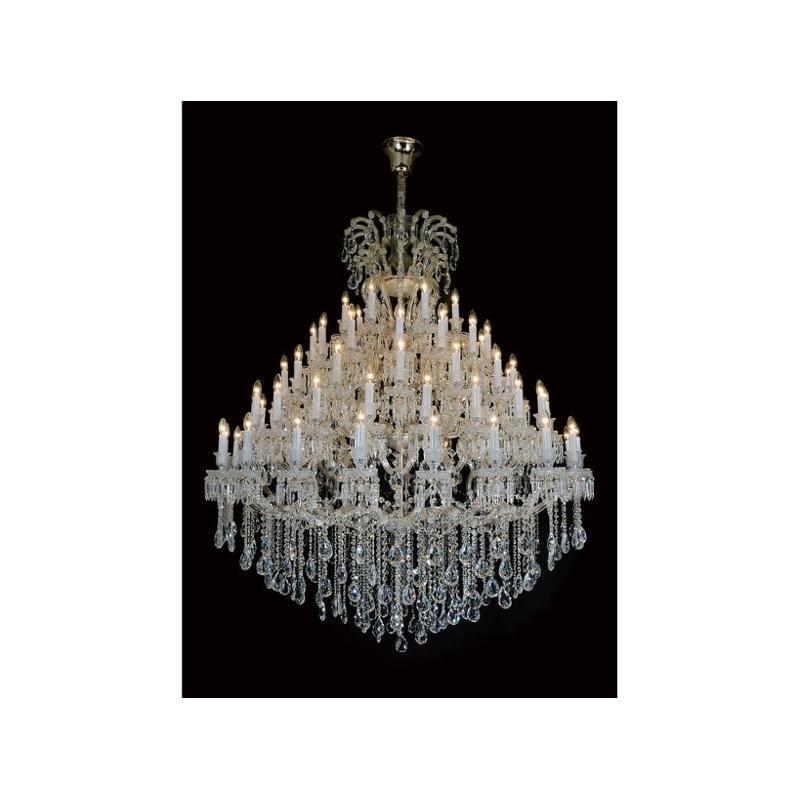 Empire candlestick Royal Crystal chandelier 60”
