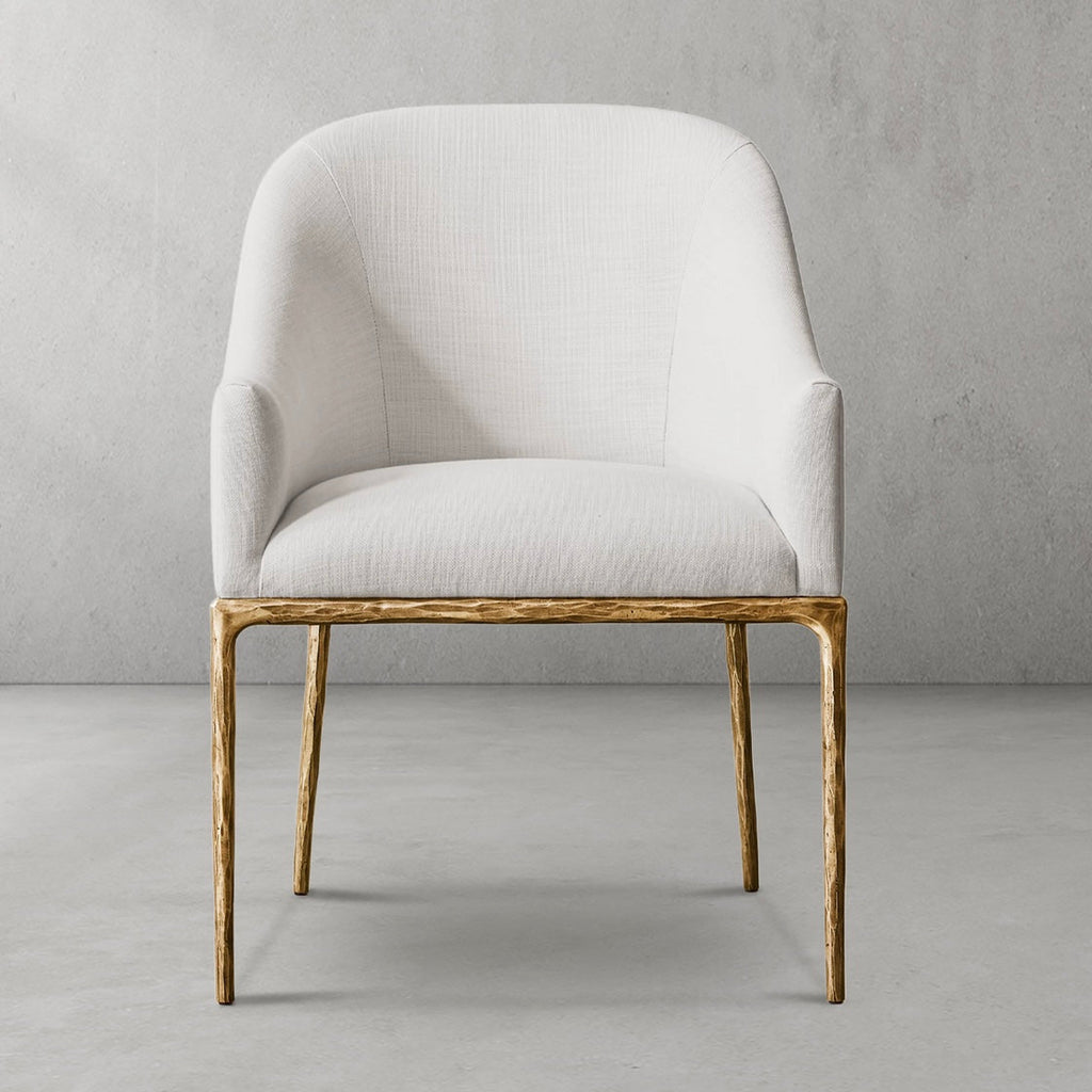 Thaddeus Slope Fabric Dining Armchair