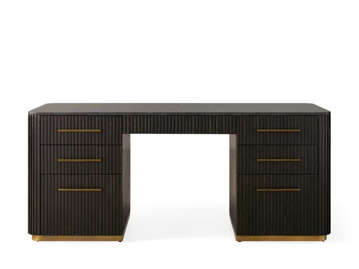 Finnley Executive Carrara Bluestone Desk