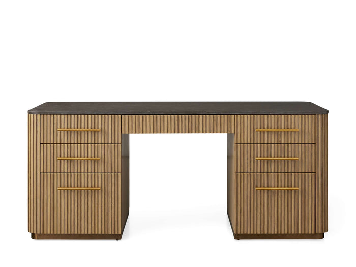 Finnley Executive Carrara Bluestone Desk