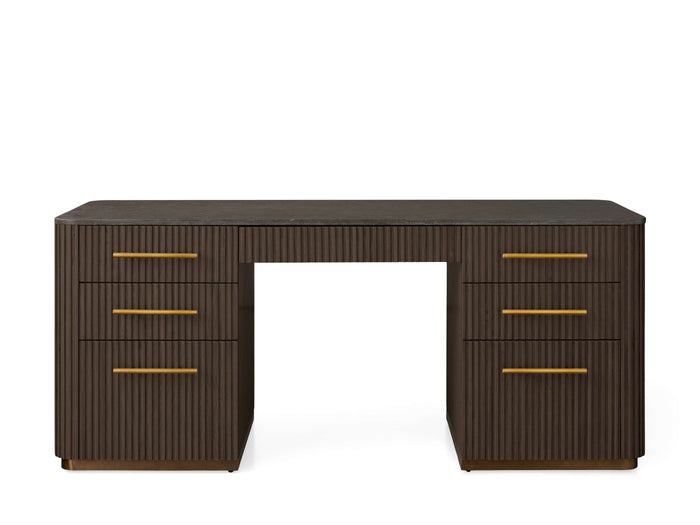 Finnley Executive Carrara Bluestone Desk