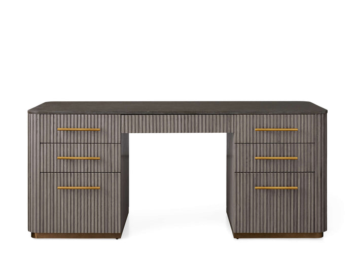 Finnley Executive Carrara Bluestone Desk