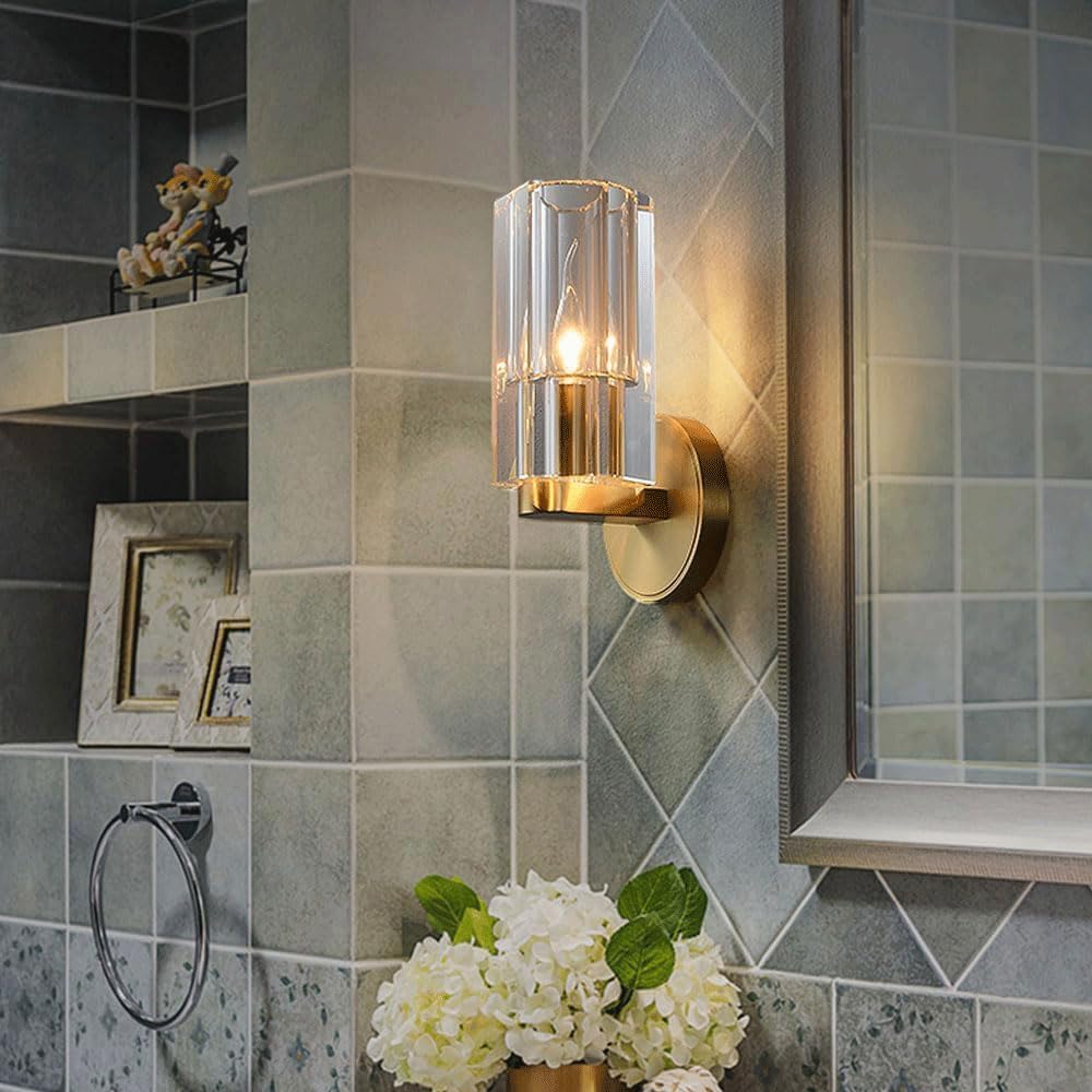 Arcachon Crystal Wall Sconce  9"H