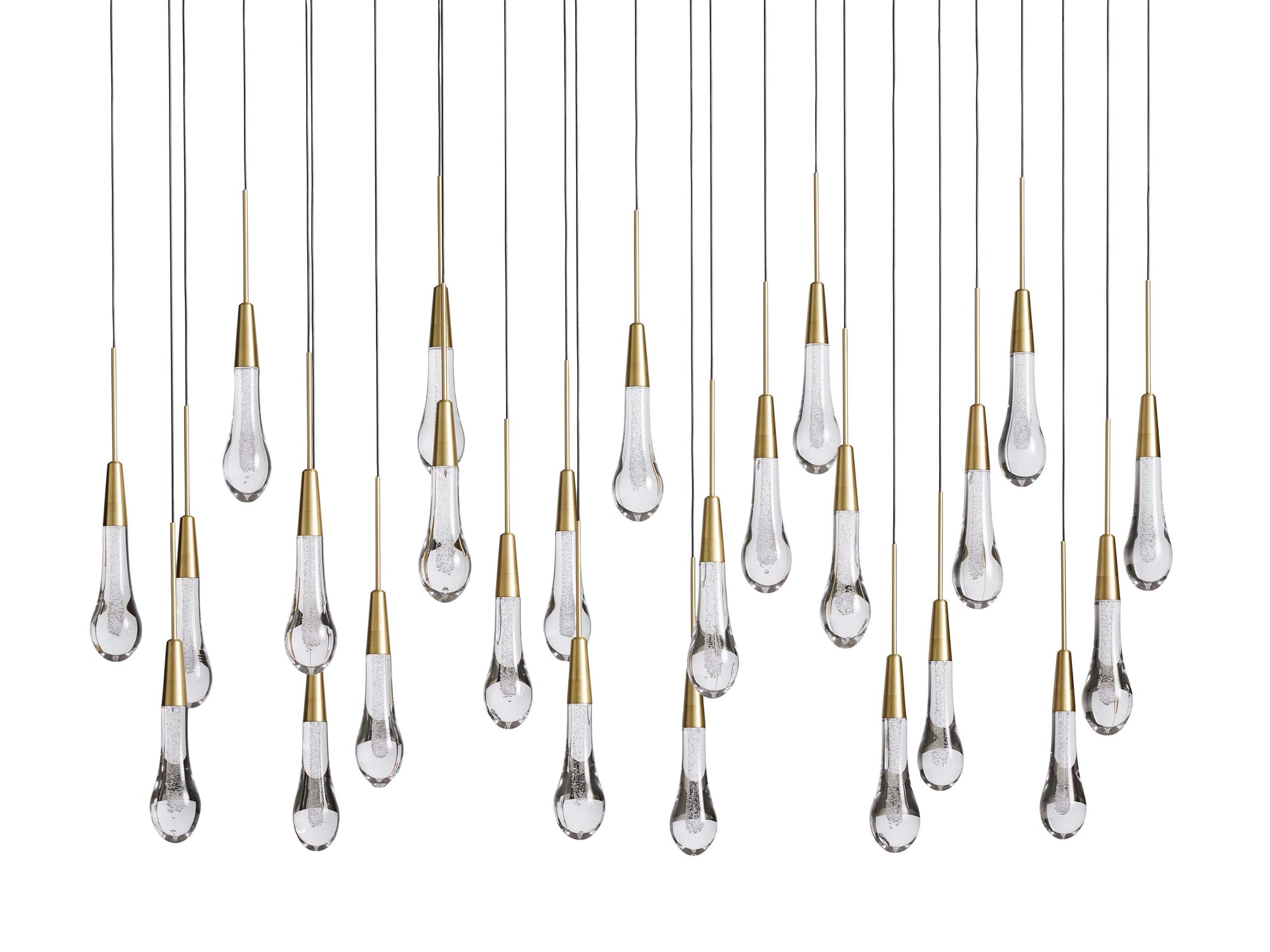 Solitaire Linear Chandelier 37"50"70"87"120"