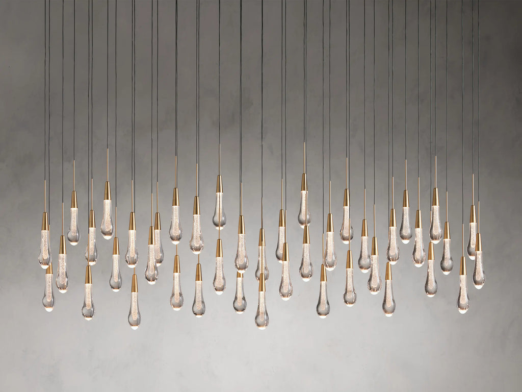 Solitaire Linear Chandelier 37"50"70"87"120"