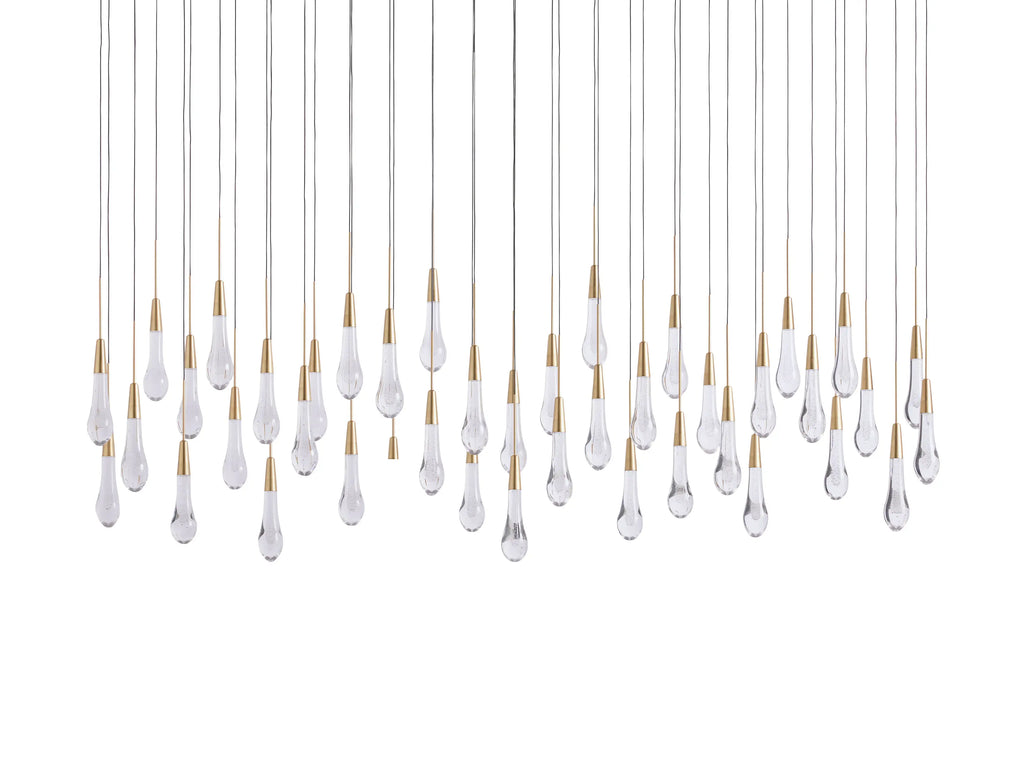 Solitaire Linear Chandelier 37"50"70"87"120"