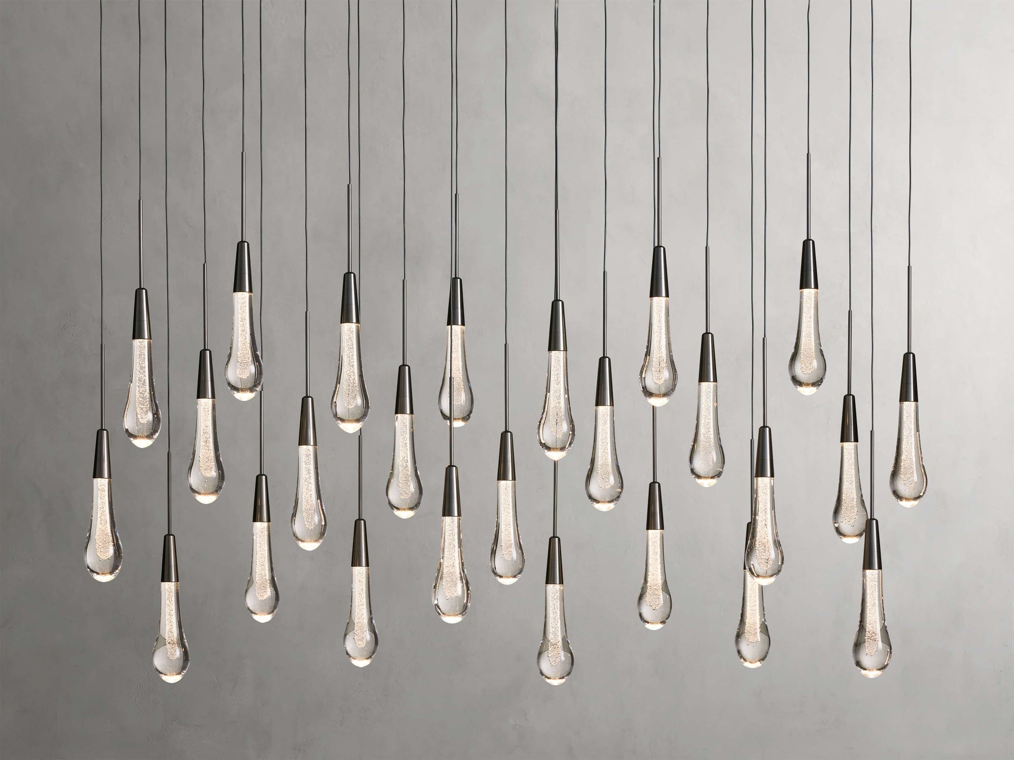 Solitaire Linear Chandelier 37"50"70"87"120"