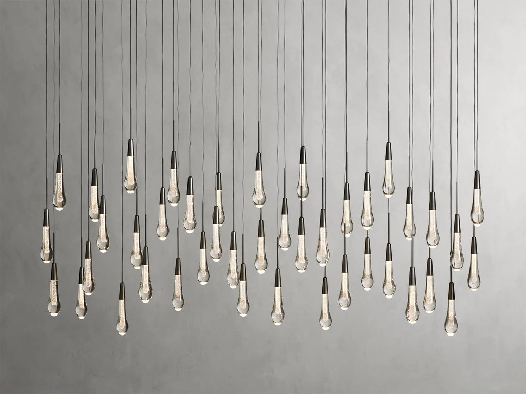 Solitaire Linear Chandelier 37"50"70"87"120"