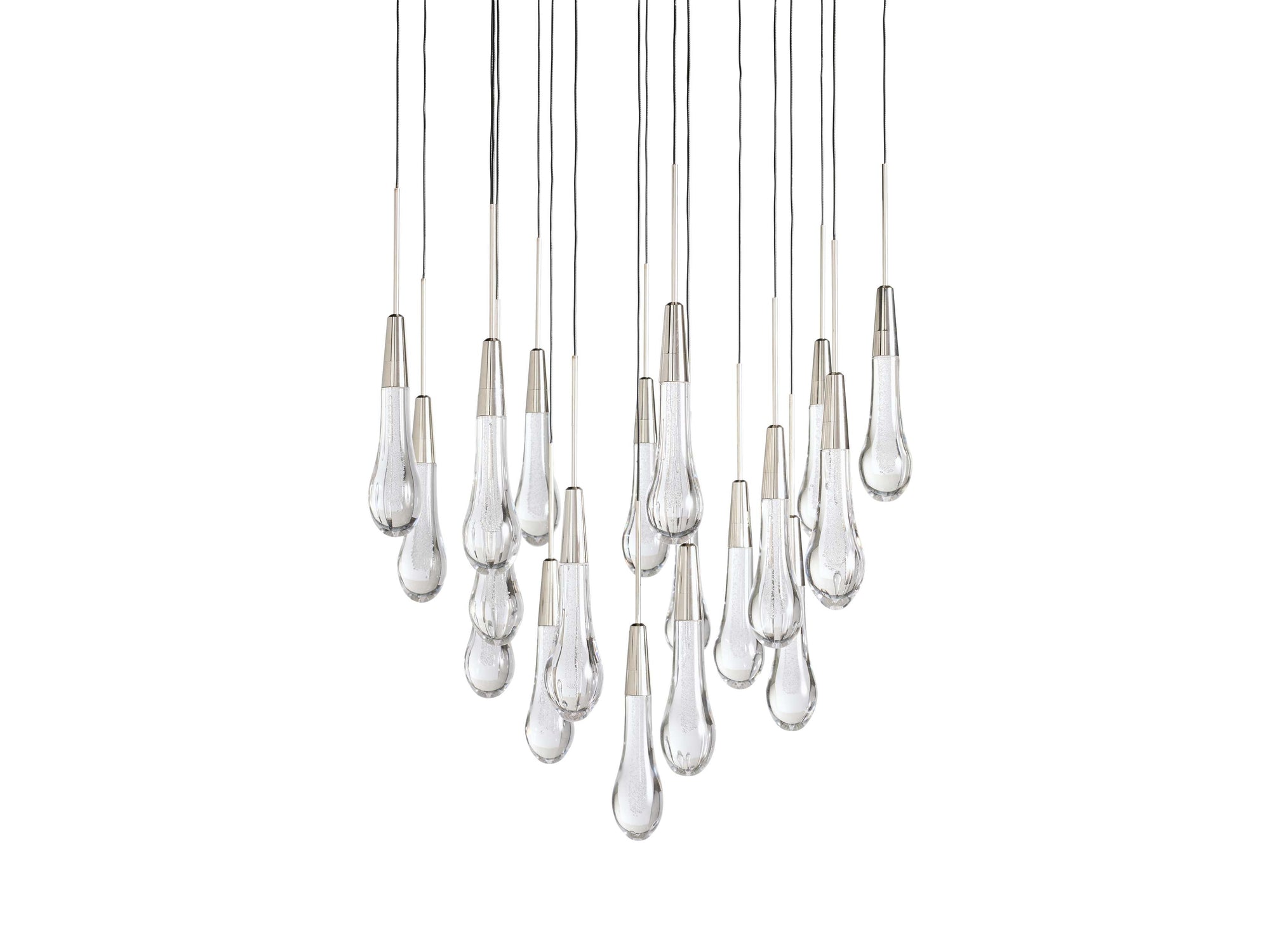 Solitaire Round Chandelier 17" 24" 36“ 58“