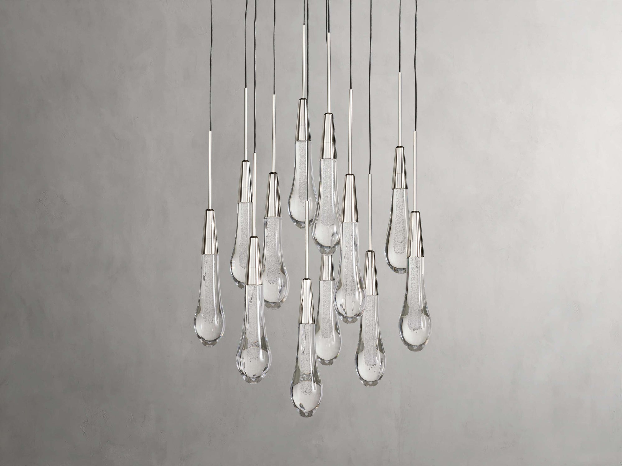 Solitaire Round Chandelier 17" 24" 36“ 58“