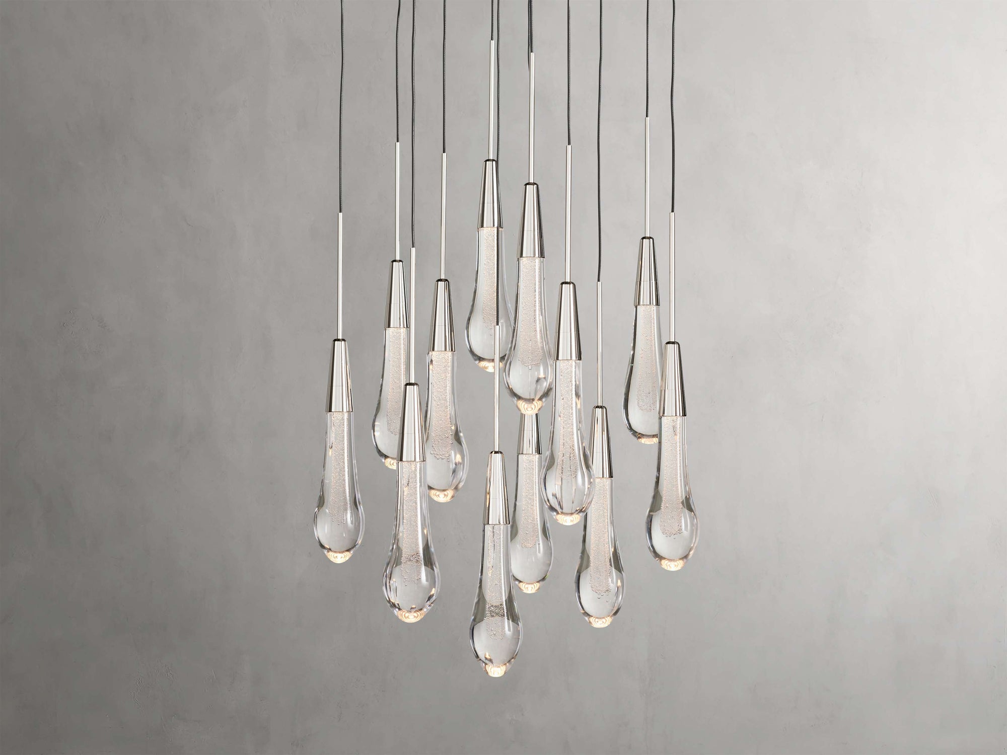 Solitaire Round Chandelier 17" 24" 36“ 58“