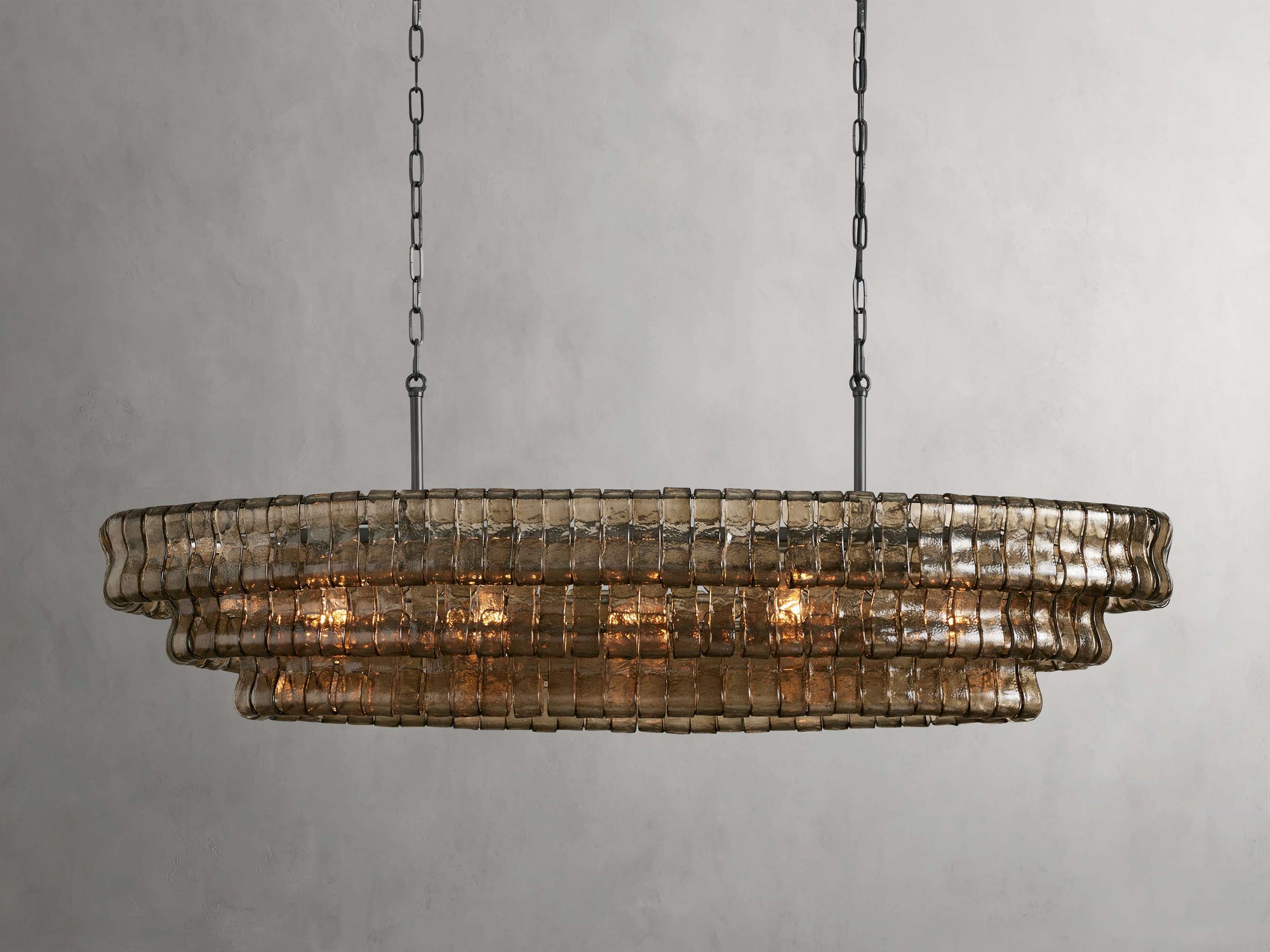 Ghiaccio Oval Chandelier