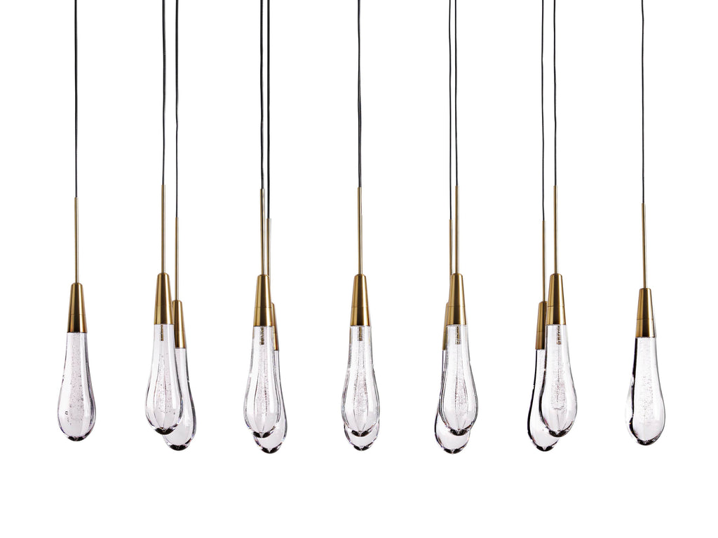 Solitaire Linear Chandelier 37"50"70"87"120"