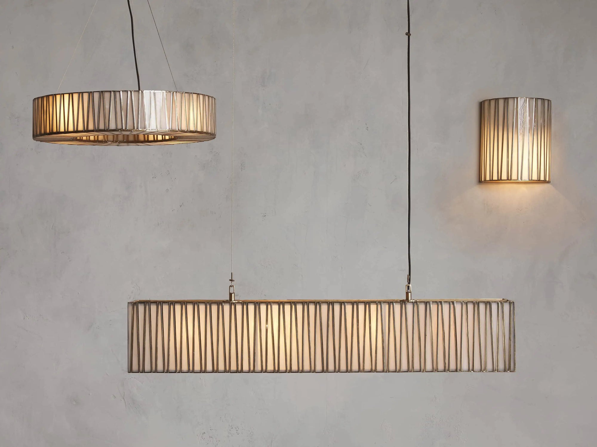 Junet Rectangular Chandelier 60"W 49"W