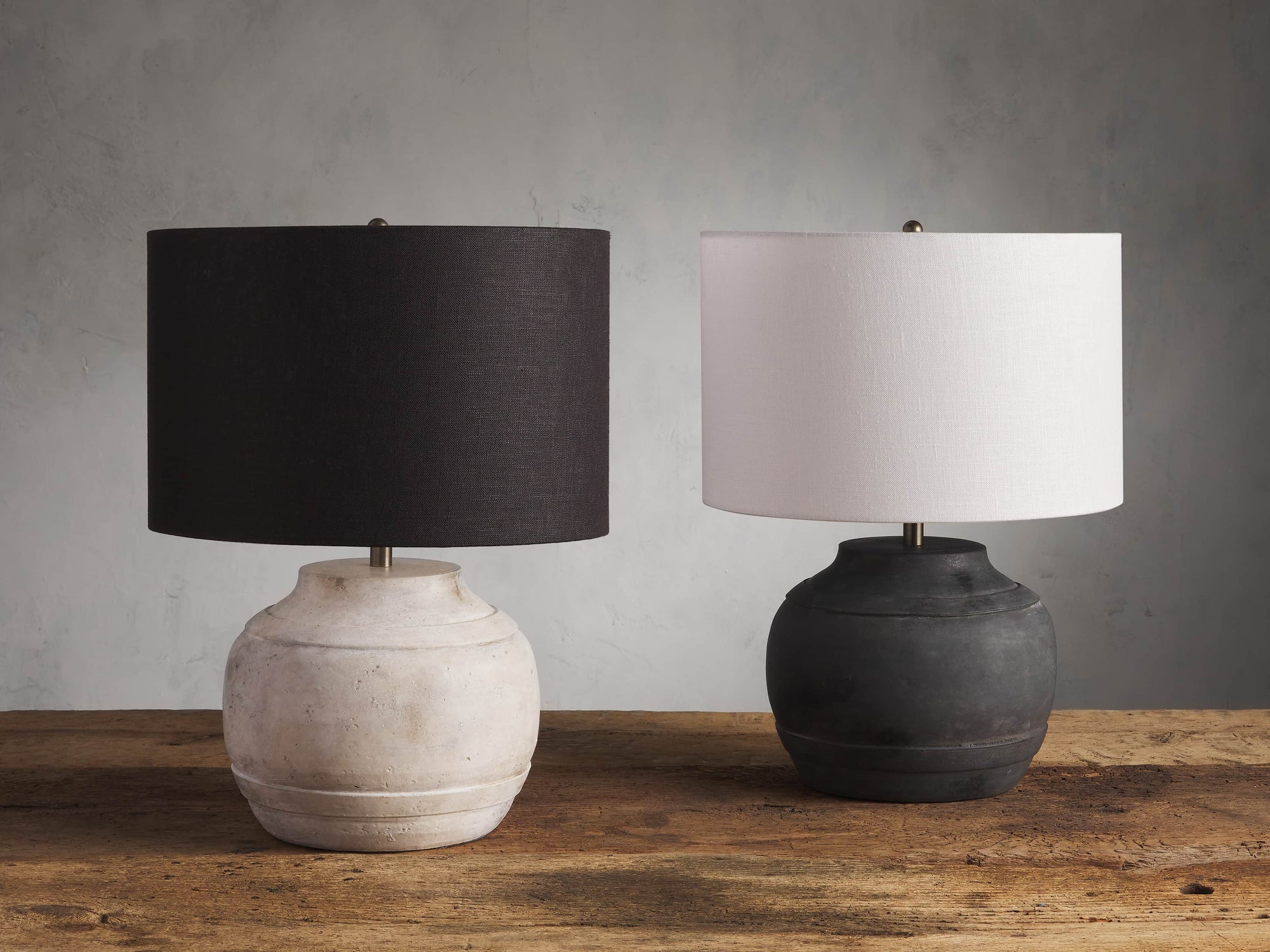Free shipping Farrow Table Lamp in Charcoal