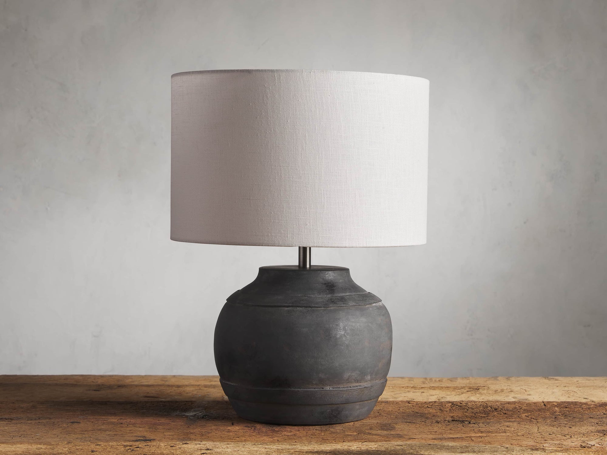 Free shipping Farrow Table Lamp in Charcoal