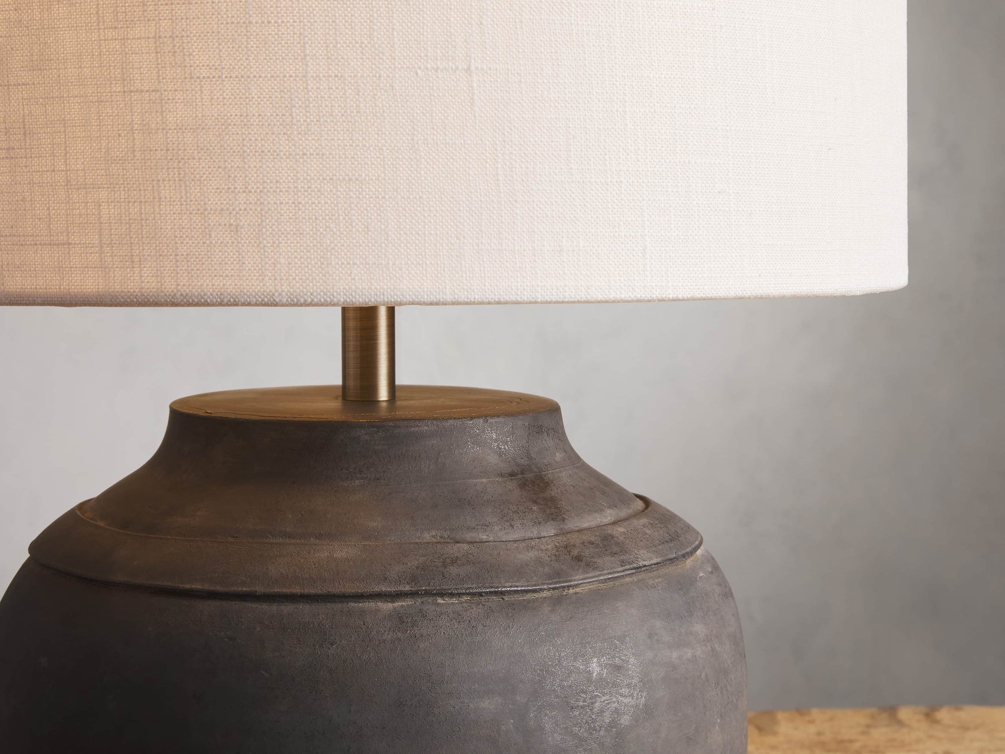 Free shipping Farrow Table Lamp in Charcoal