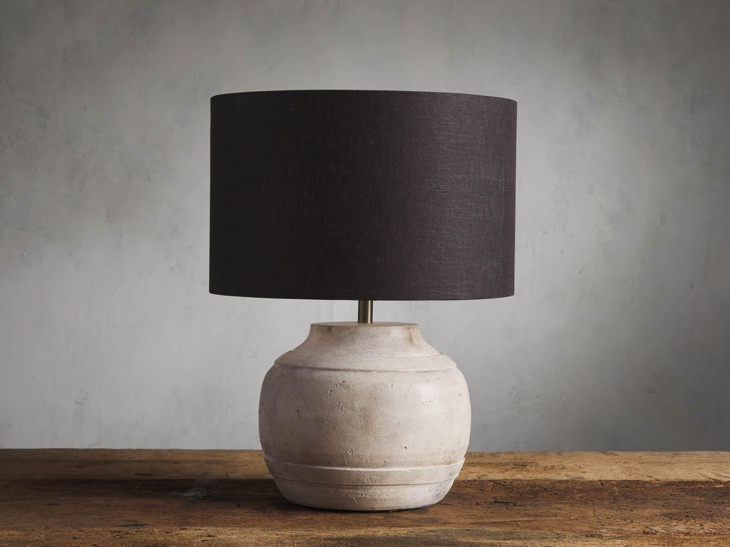 Farrow Table Lamp in White