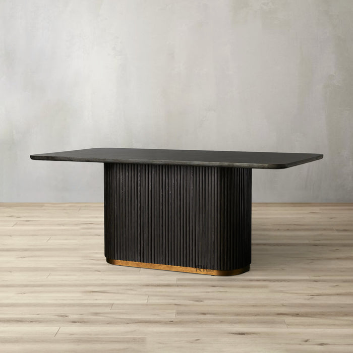 Finnley Dining Table Bluestone Carrara 72" 84" 96 108''