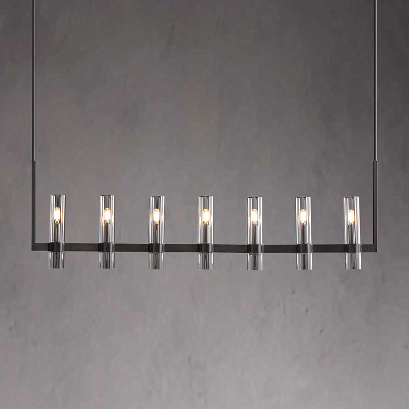 Ravelle Glass Linear Chandelier 50"(customized)