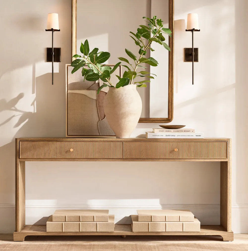 Pauillac Fabric Linear Wall Sconce