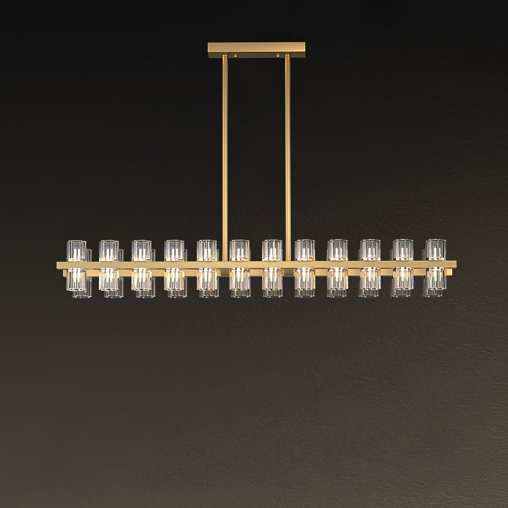 Arcachon Crystal Rectangular Chandelier48" 54" 72"