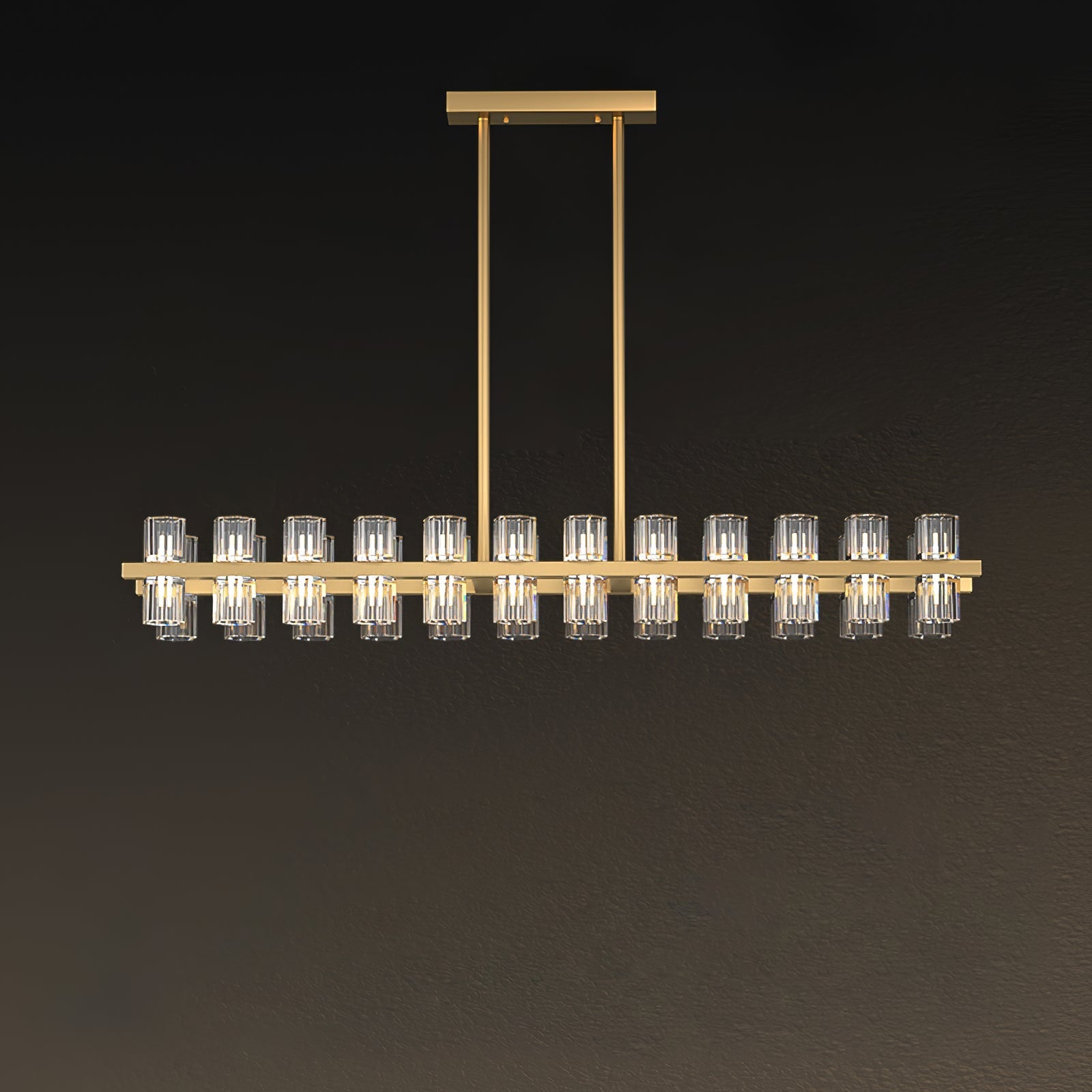 Arcachon Crystal Rectangular Chandelier48" 54" 72"