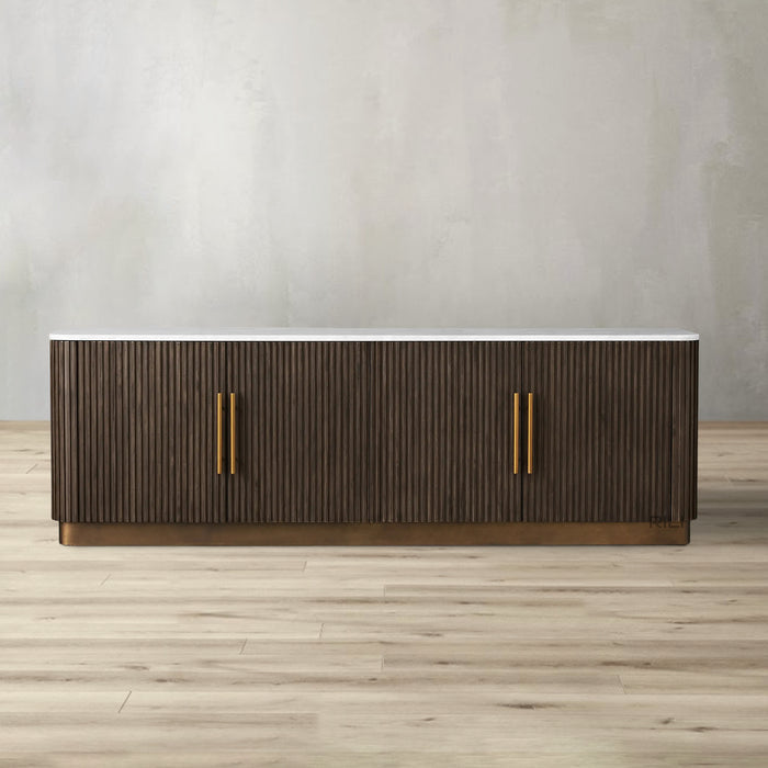 Finnley Media Carrara Bulestone Console 80" 95"