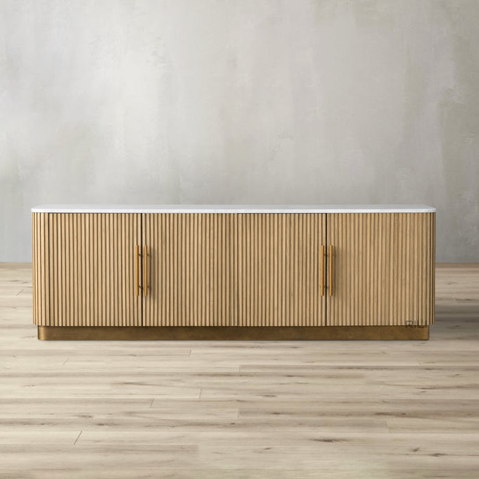 Finnley Media Carrara Bulestone Console 80" 95"