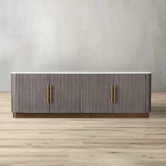 Finnley Media Carrara Bulestone Console 80" 95"