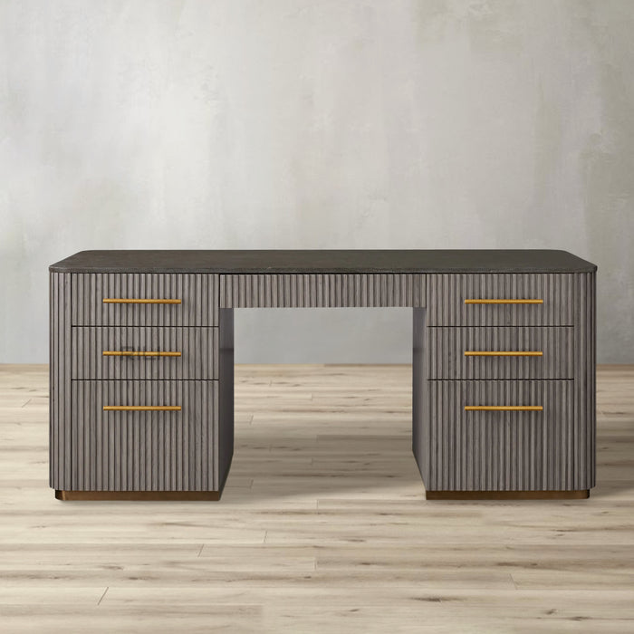 Finnley Executive Carrara Bluestone Desk