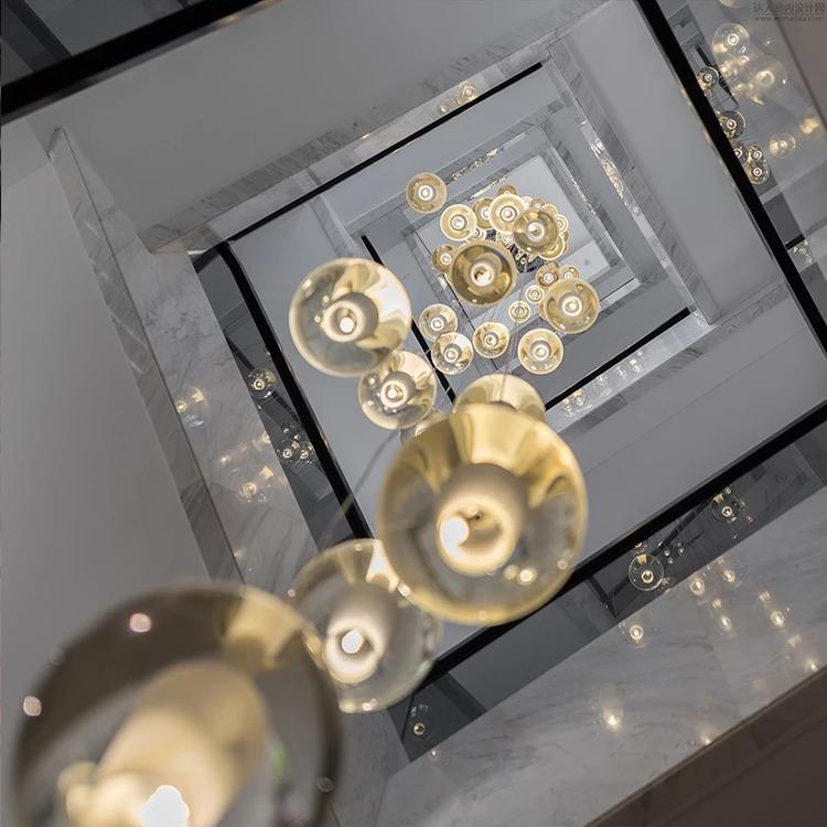 Adonis Suspension Water Drop Chandelier customized（ 48-Light 100x160）