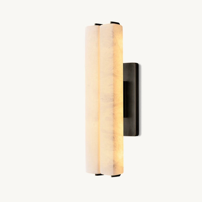 Audubon Alabaster Double Sconce