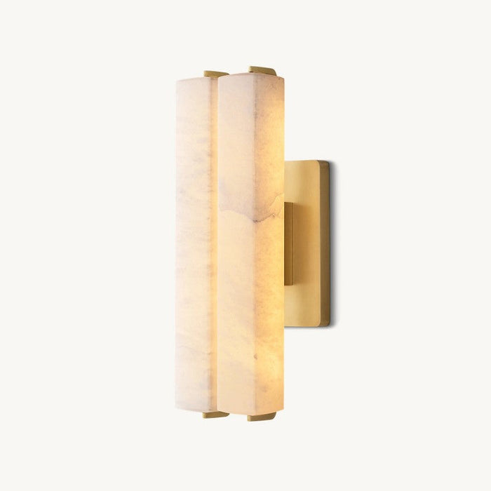 Audubon Alabaster Double Sconce