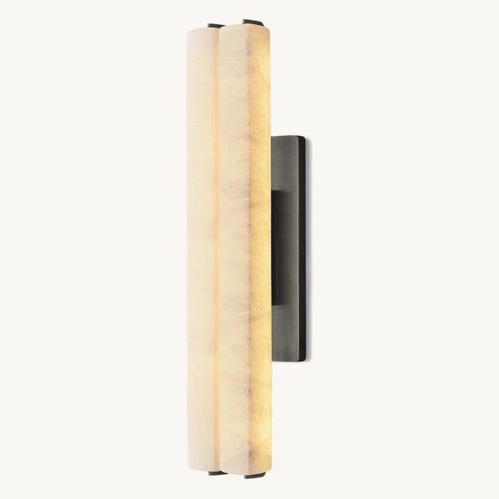 Audubon Alabaster Double Sconce