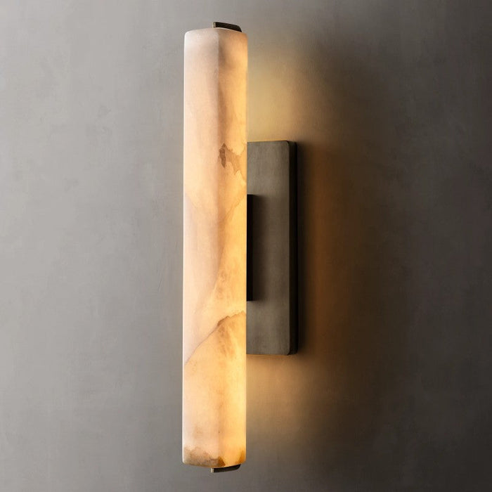 Audubon Alabaster Single Sconce