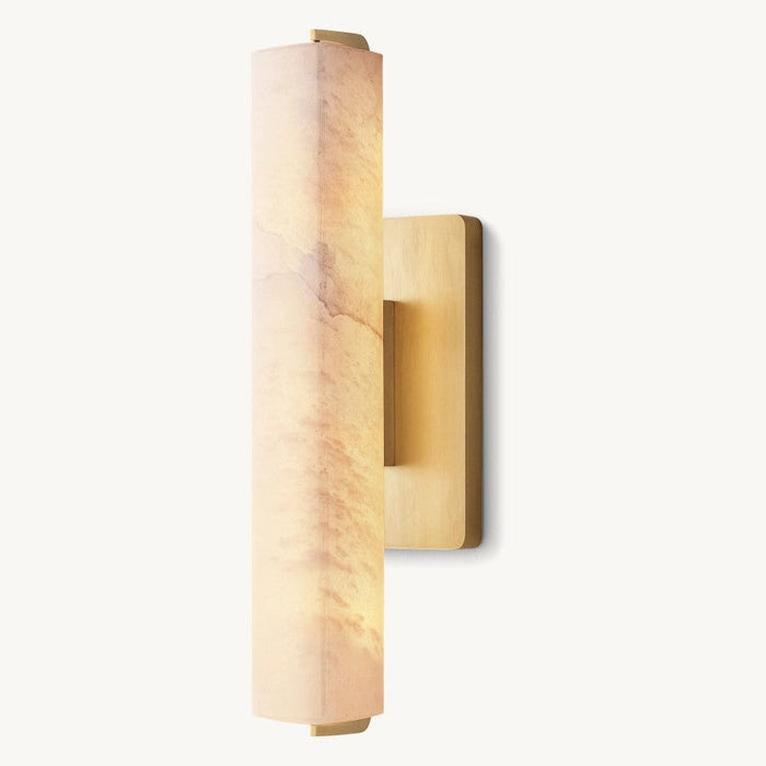 Audubon Alabaster Single Sconce