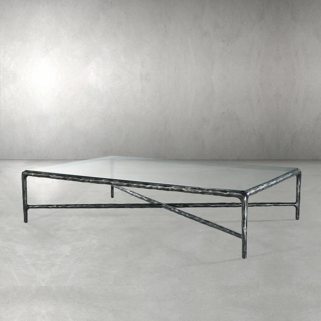 Thaddeus Glass Rectangular Coffee Table