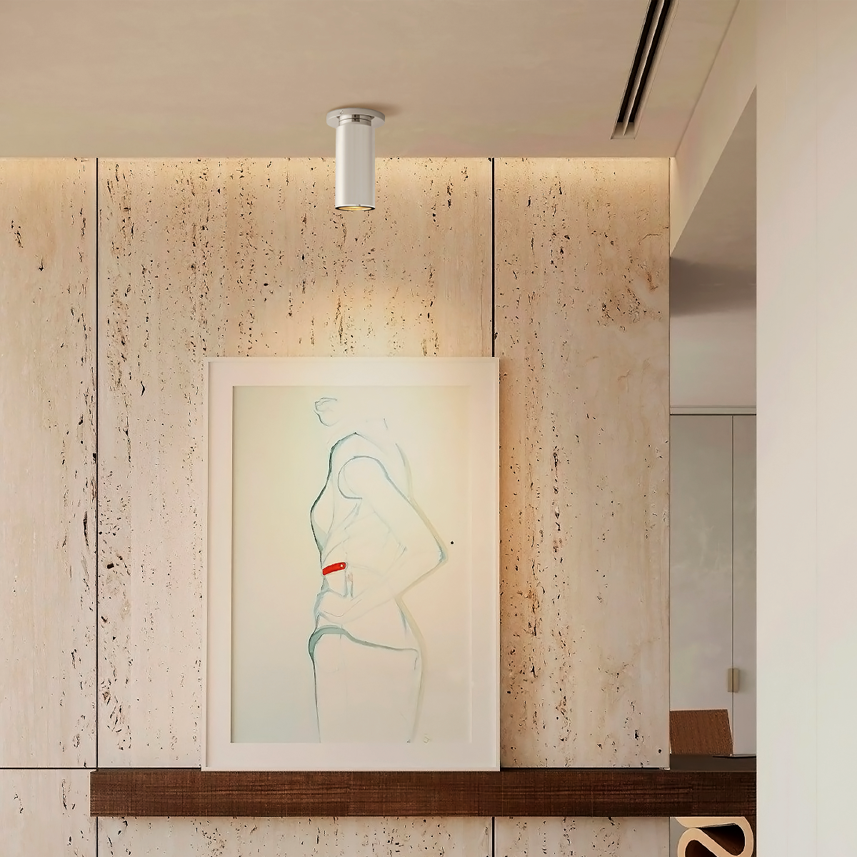 （Customize) Champeaux Flushmount 12"H