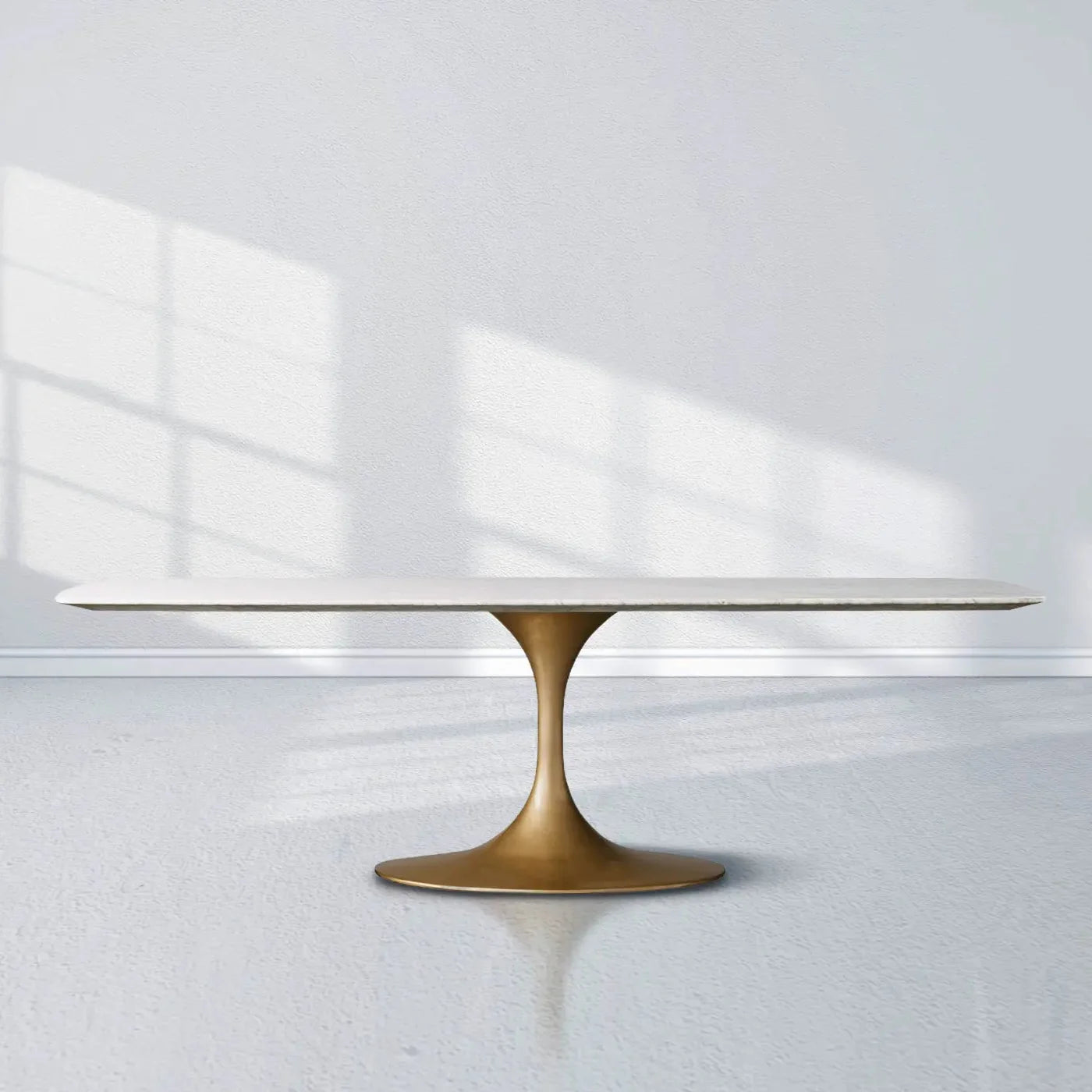 Saint Germain Stone Dining Table With Launette Base