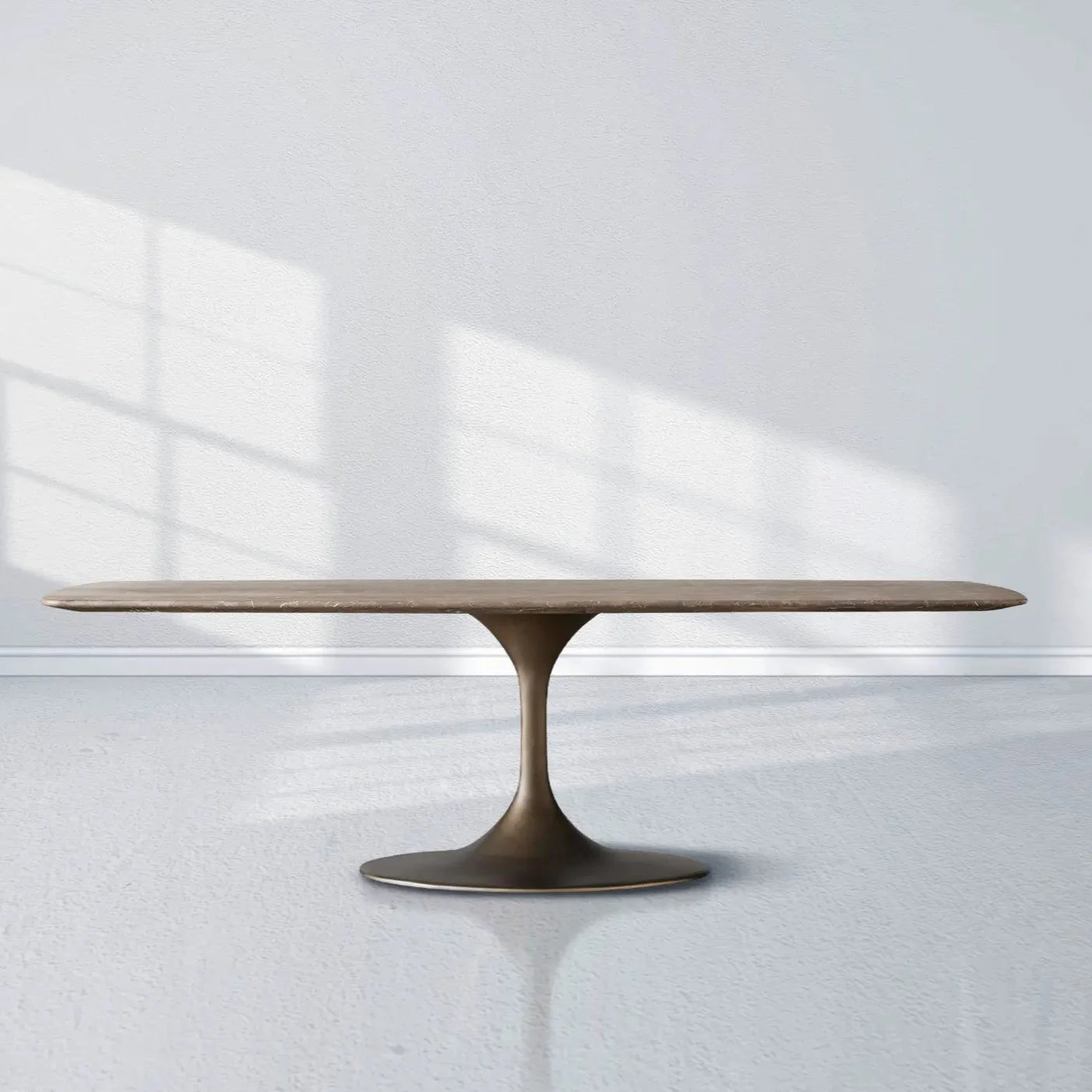 Saint Germain Stone Dining Table With Launette Base