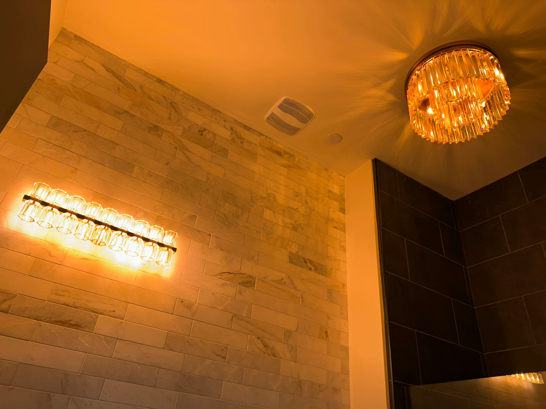 Arcachon Crystal Wall Sconce 20"W